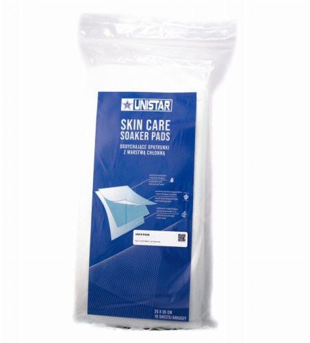 Opatrunki UNISTAR® Skin Care Soaker Pads - 10 szt.
